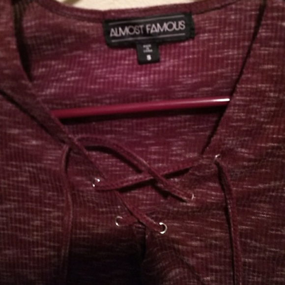 Cute Short Sleeved Lace Up Shirt! - Picture 2 of 2